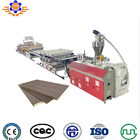 WPC / PVC Wall And Ceiling Panel Board Extrusion Line PVC Panel Extruder Machine